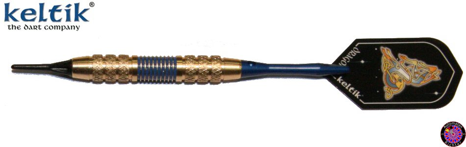 Soft Dartpfeil Set - Keltik Dragon Blue